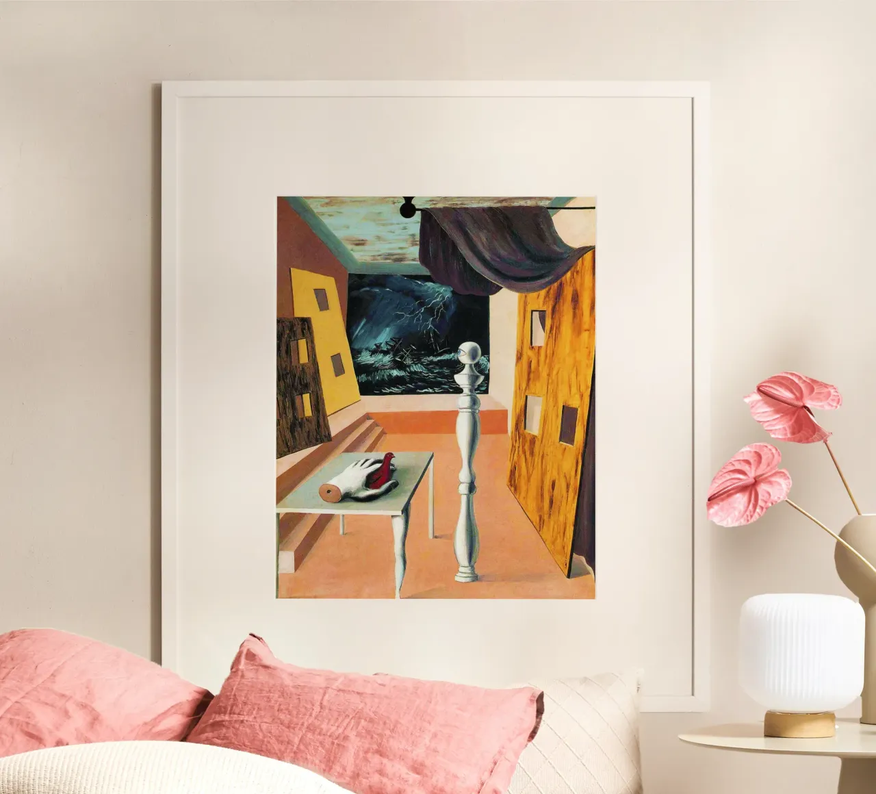 Il difficile attraversamento - René Magritte carta hahnemühle da Art Shape