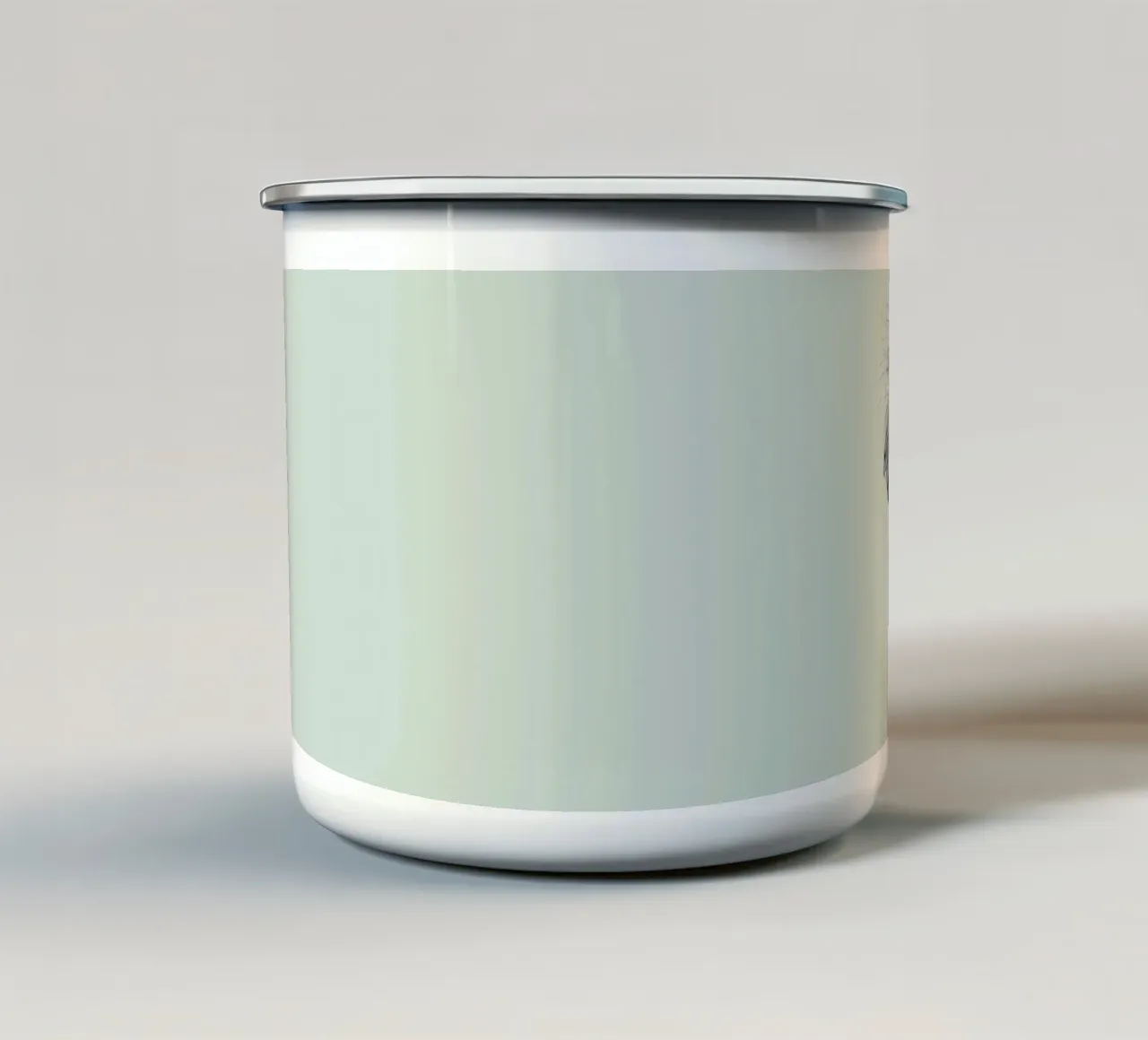 Garzetta rossastra tazza in smalto da BwiseLizzy
