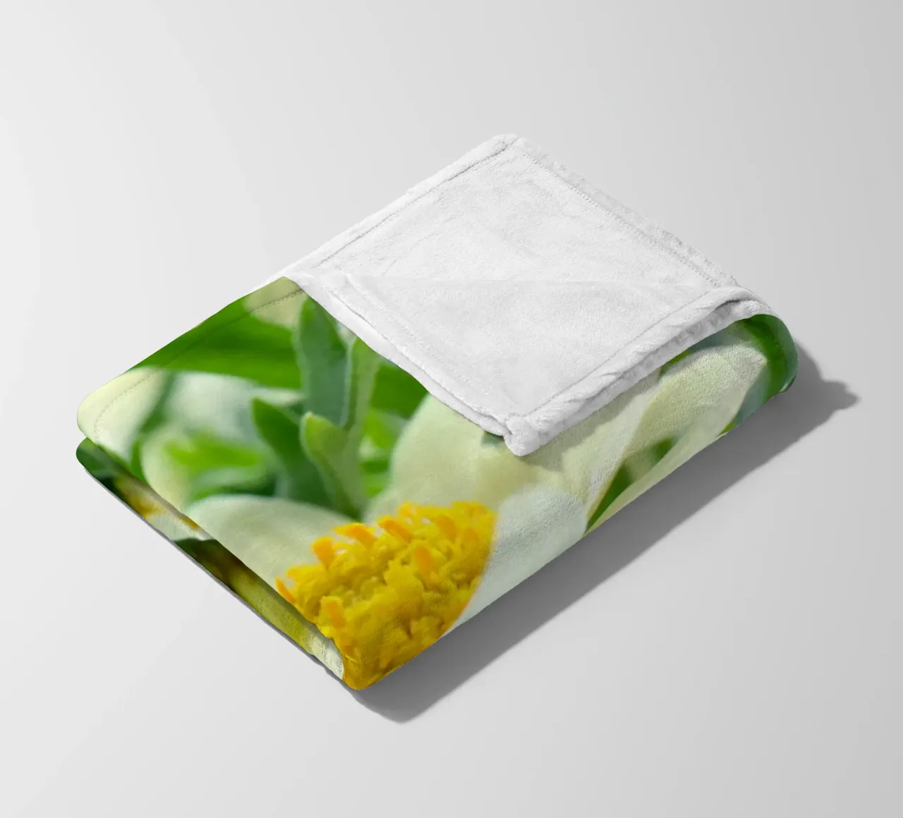 Margeriten Fleecedecke von Atteloi