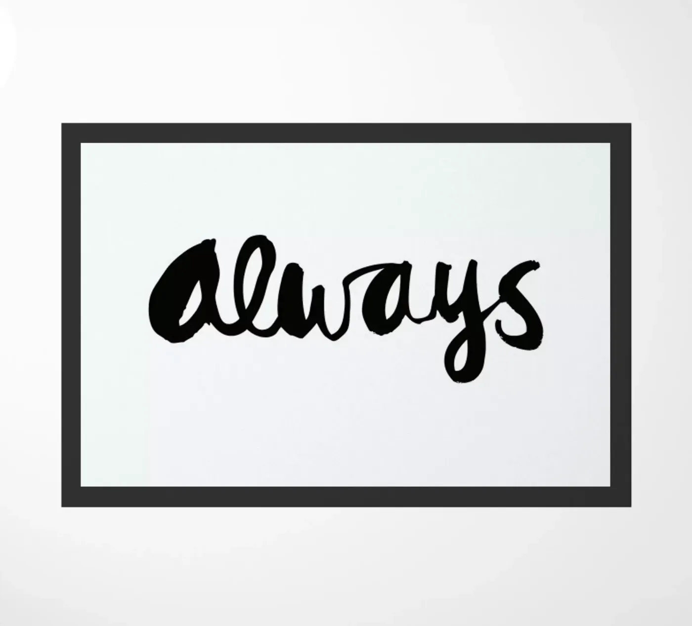 Always Fußmatte von Dead Language
