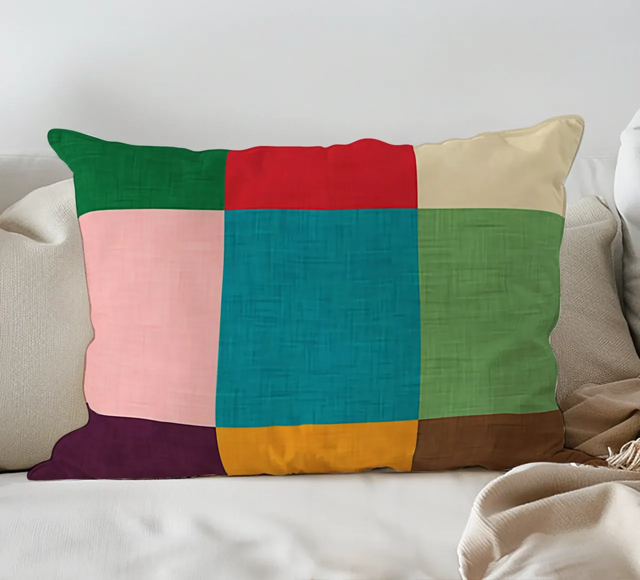 Modern Colorful Cube cuscino da susanacosta