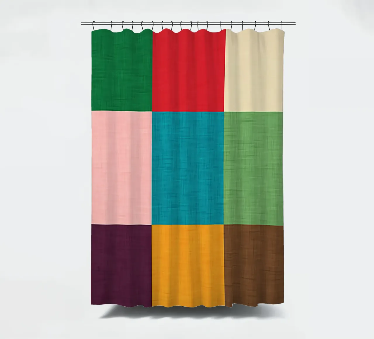Modern Colorful Cube tenda da doccia da susanacosta
