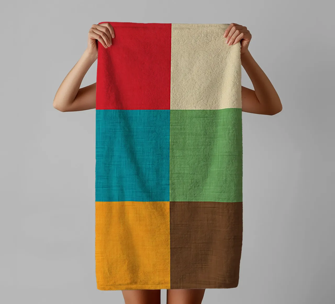 Modern Colorful Cube asciugamano da bagno da susanacosta