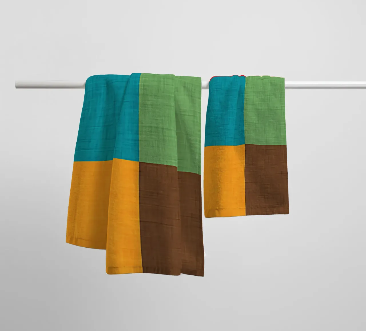 Modern Colorful Cube asciugamano da bagno da susanacosta