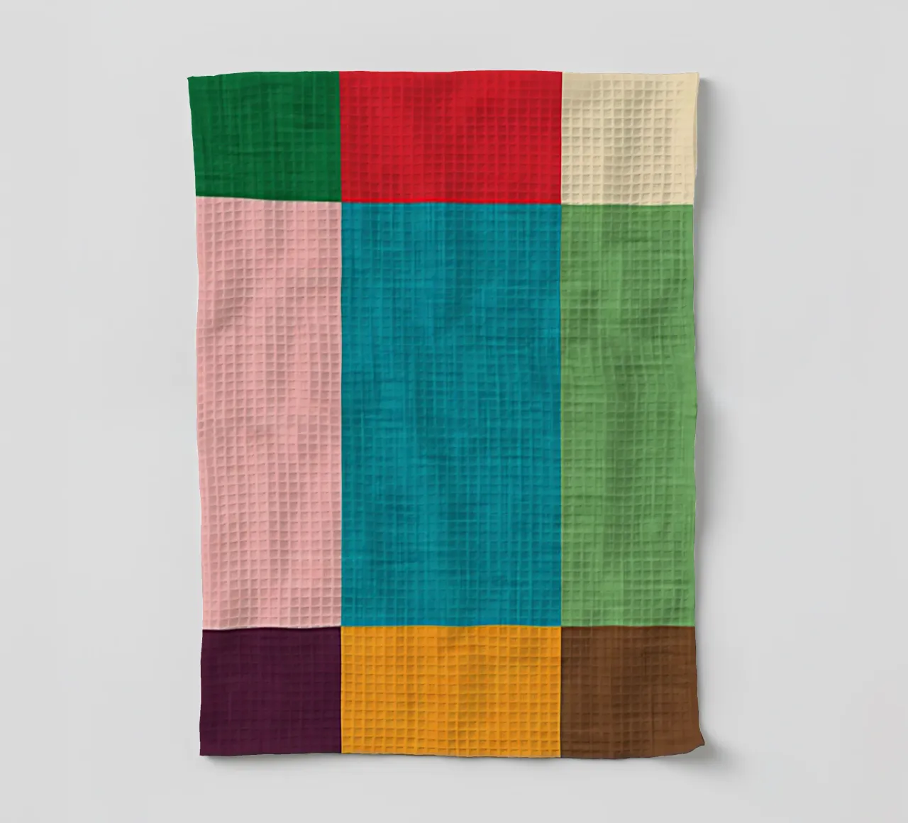 Modern Colorful Cube torchon de susanacosta
