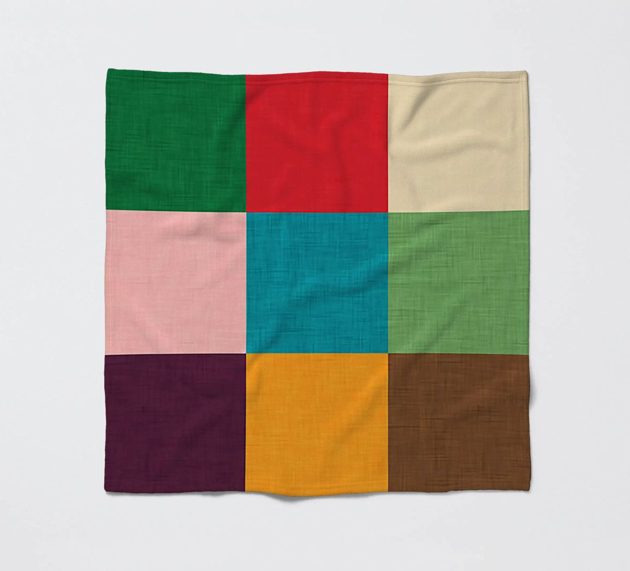 Modern Colorful Cube coperta in pile da susanacosta