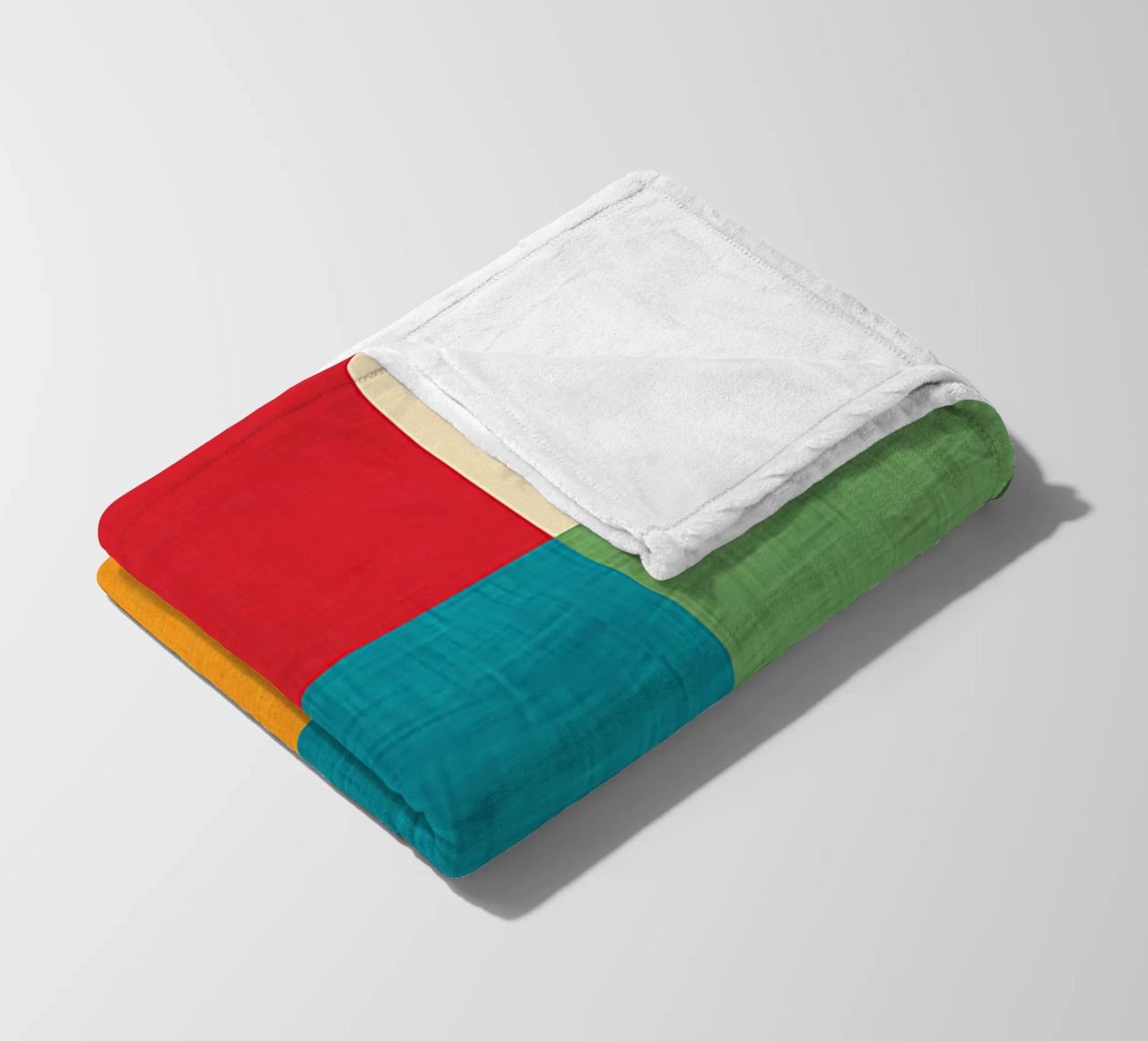 Modern Colorful Cube coperta in pile da susanacosta
