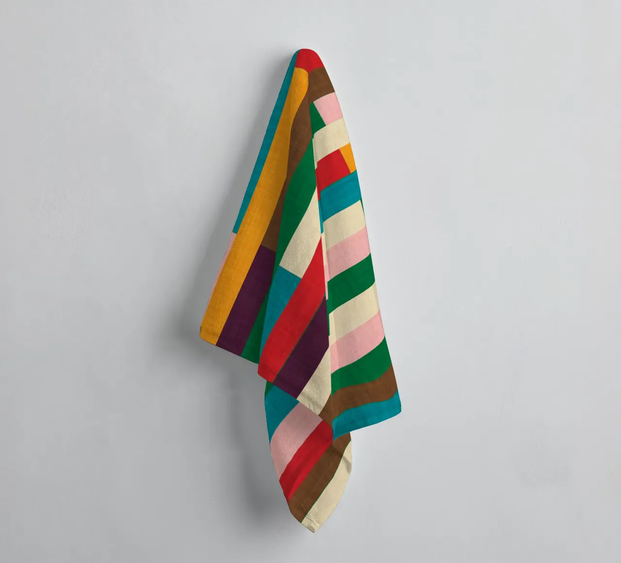 Kilim - Mid Century Modern Geometric towel by susanacosta