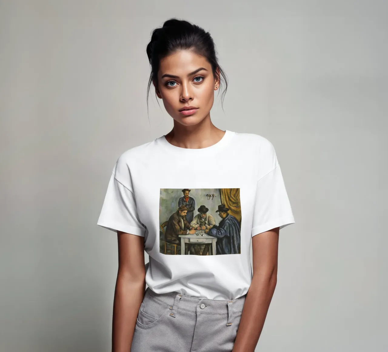 Paul Cézanne - I giocatori di carte, 1893 t-shirt da Timeless Artworks