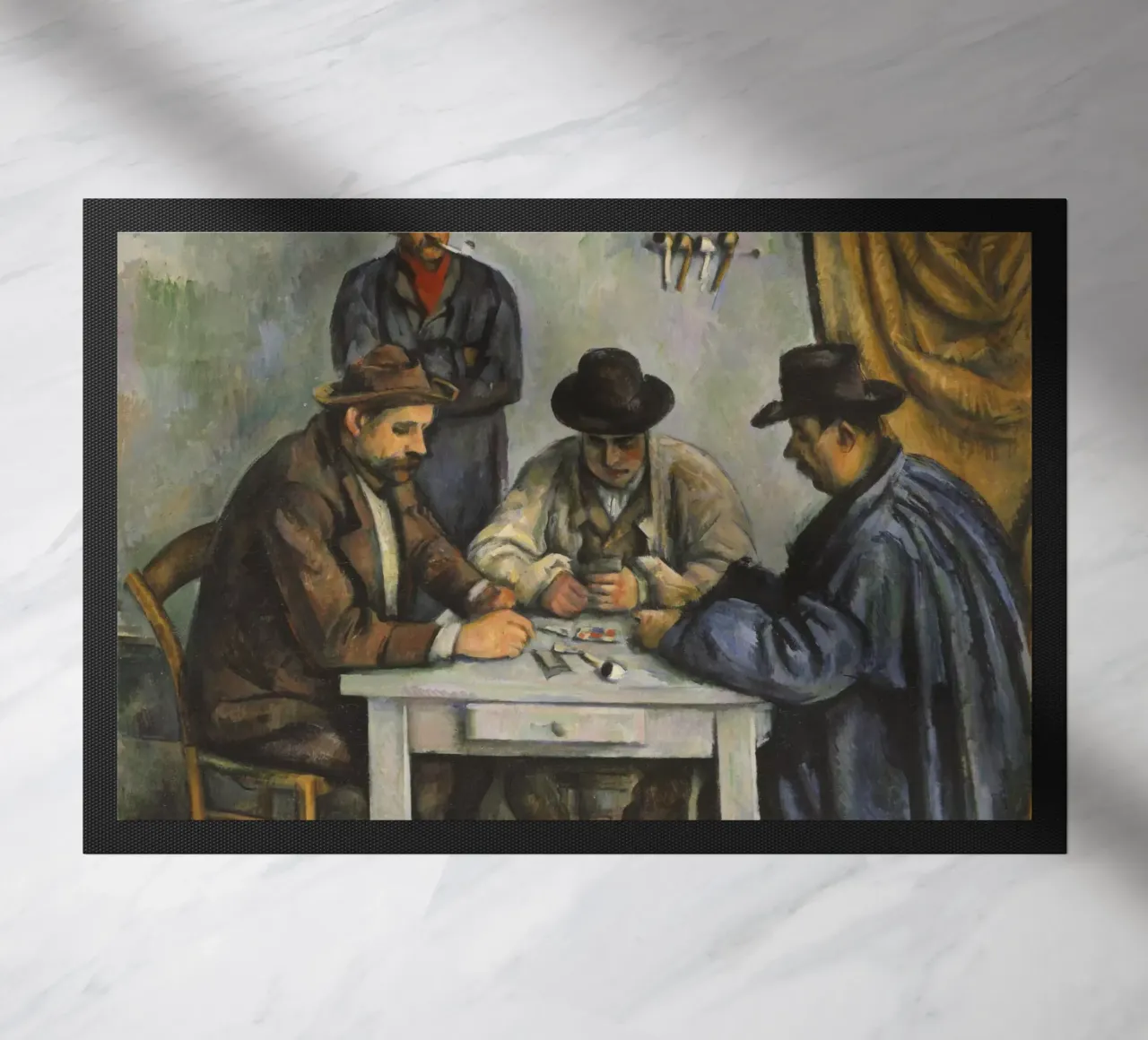 Paul Cézanne - I giocatori di carte, 1893 zerbino da Timeless Artworks