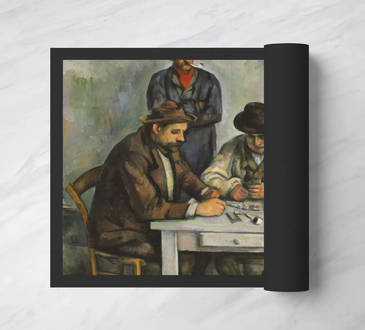 Paul Cézanne - I giocatori di carte, 1893 zerbino da Timeless Artworks