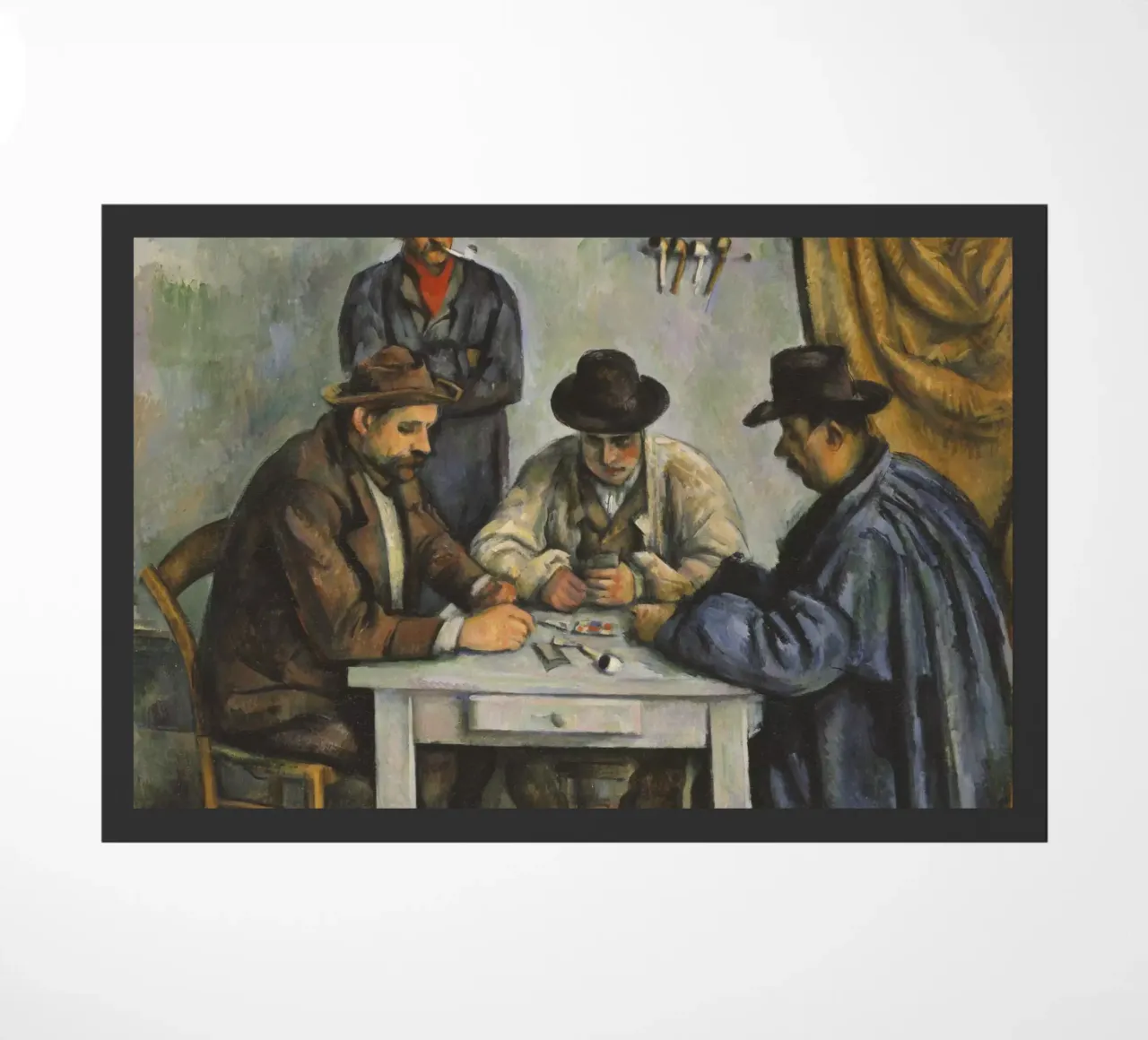 Paul Cézanne - I giocatori di carte, 1893 zerbino da Timeless Artworks