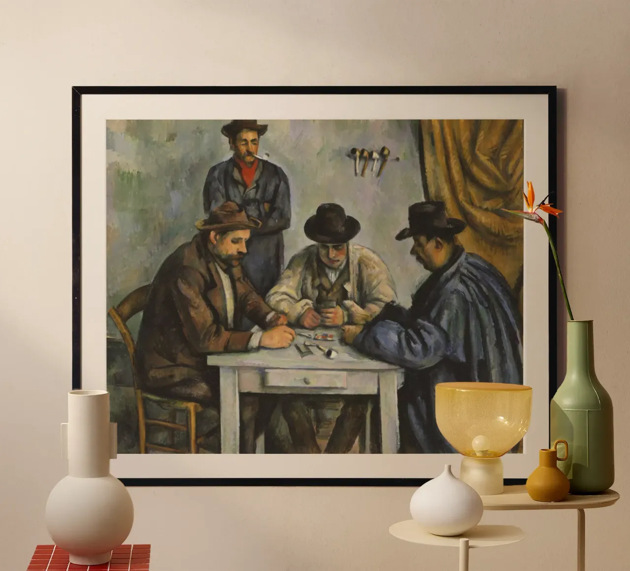 Paul Cézanne - I giocatori di carte, 1893 carta hahnemühle da Timeless Artworks
