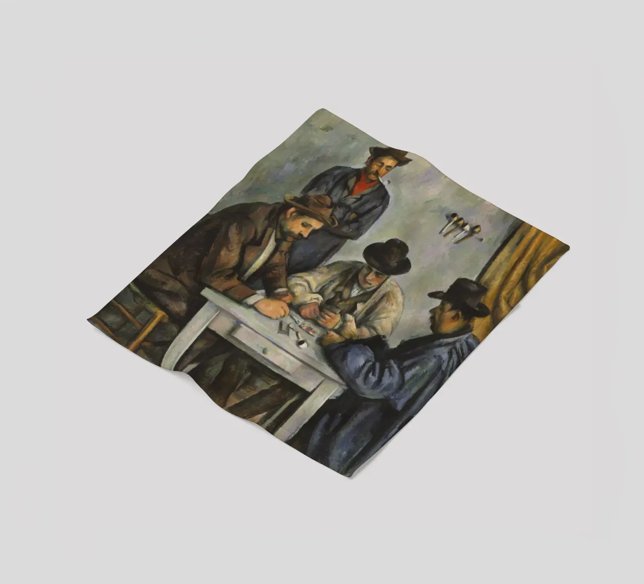 Paul Cézanne - I giocatori di carte, 1893 coperta in pile da Timeless Artworks