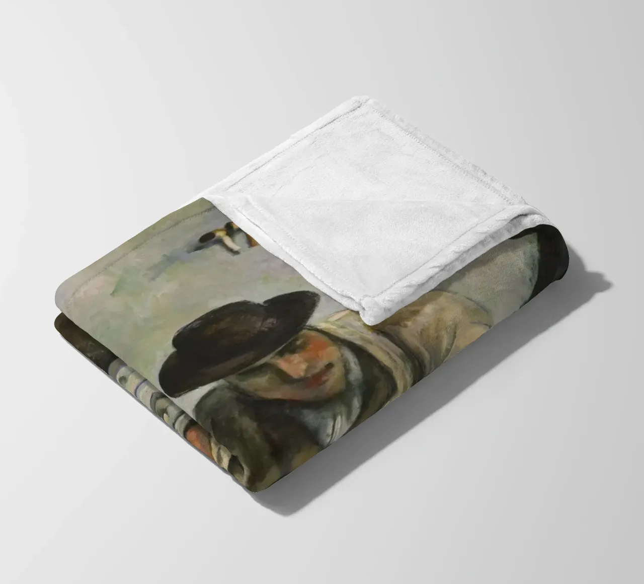 Paul Cézanne - I giocatori di carte, 1893 coperta in pile da Timeless Artworks