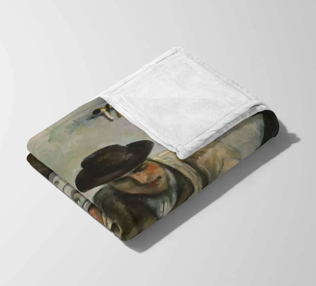 Paul Cézanne - I giocatori di carte, 1893 coperta in pile da Timeless Artworks