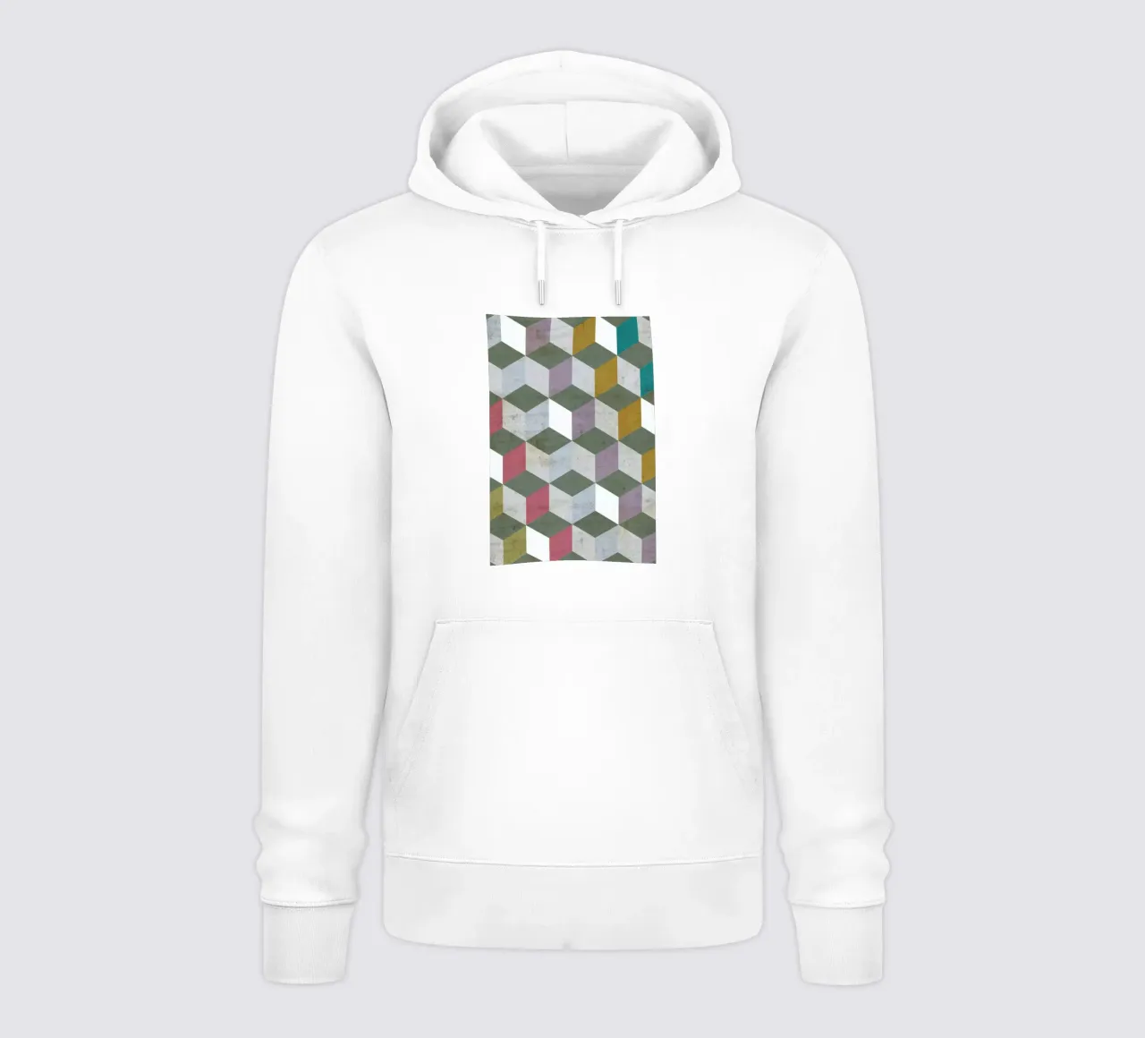 Geometric felpa con cappuccio da cafelab