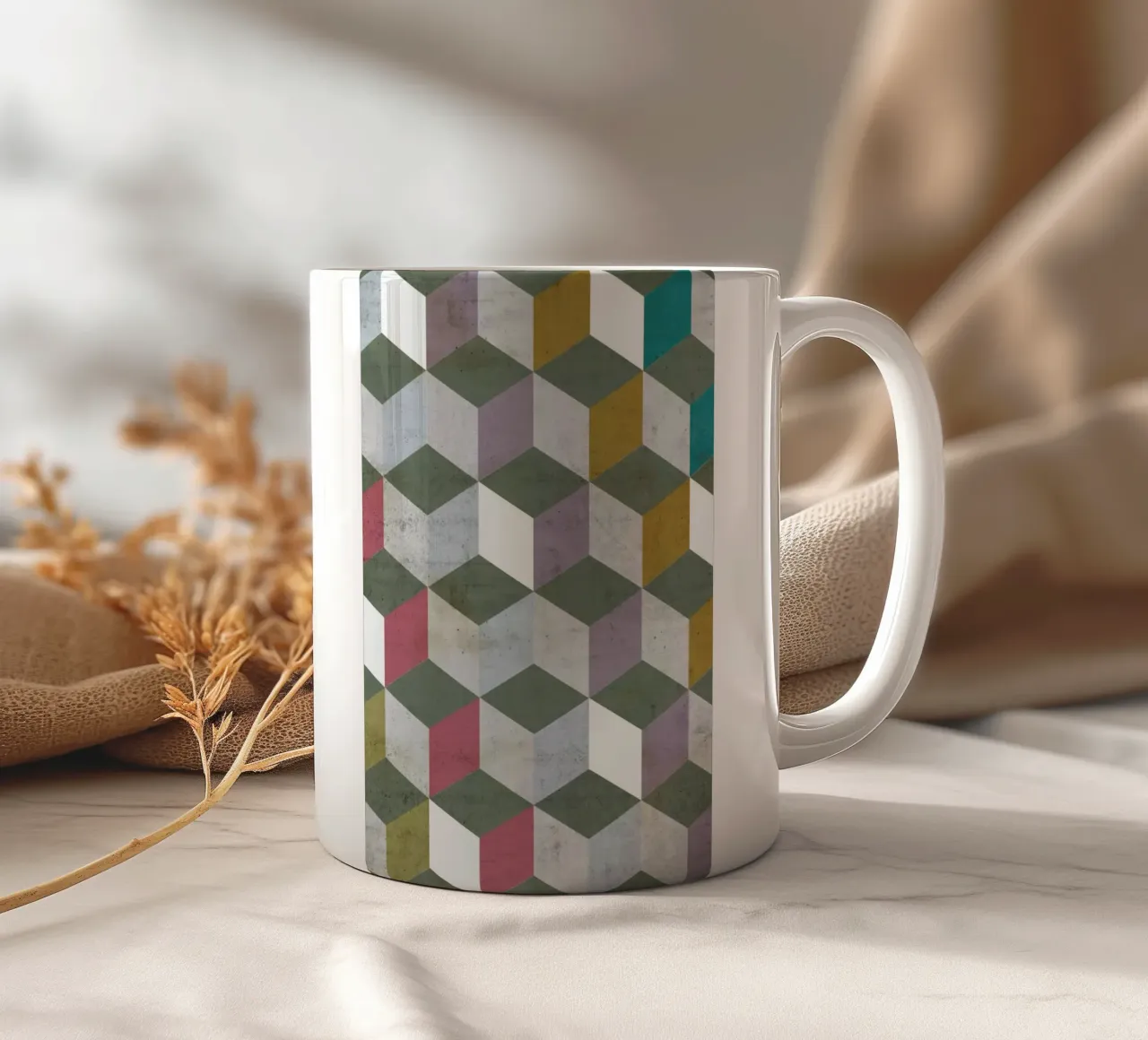 Geometric tazza in ceramica da cafelab