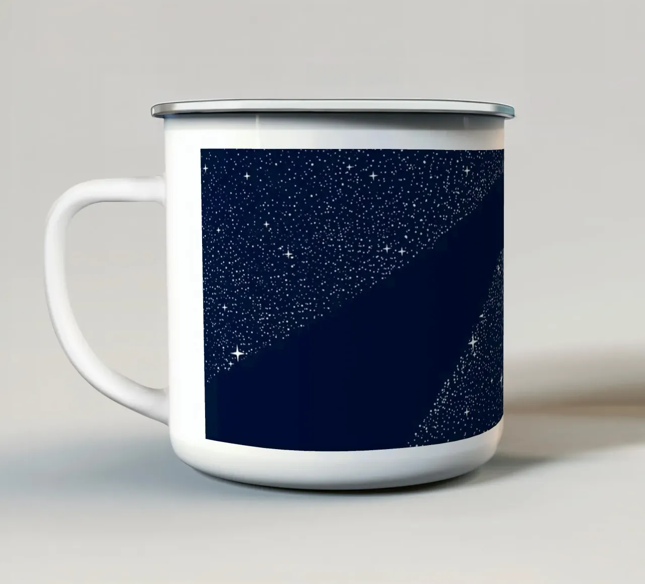 Mangiatore di stelle tazza in smalto da aliriza cakir