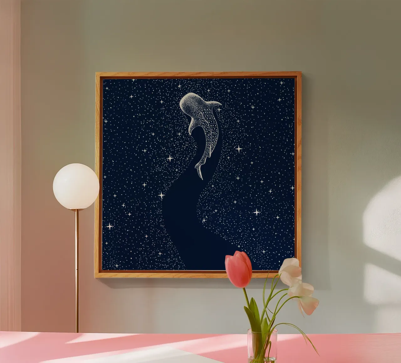 Sterreneter acryl van aliriza cakir