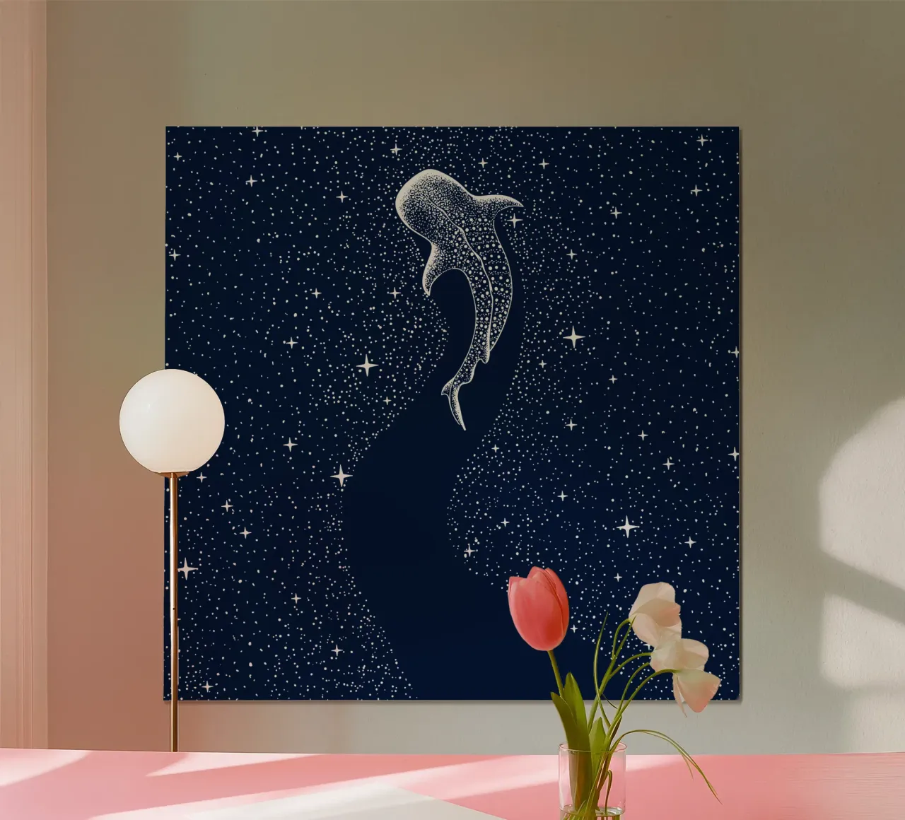 Mangiatore di stelle poster con telaio in plastica da aliriza cakir