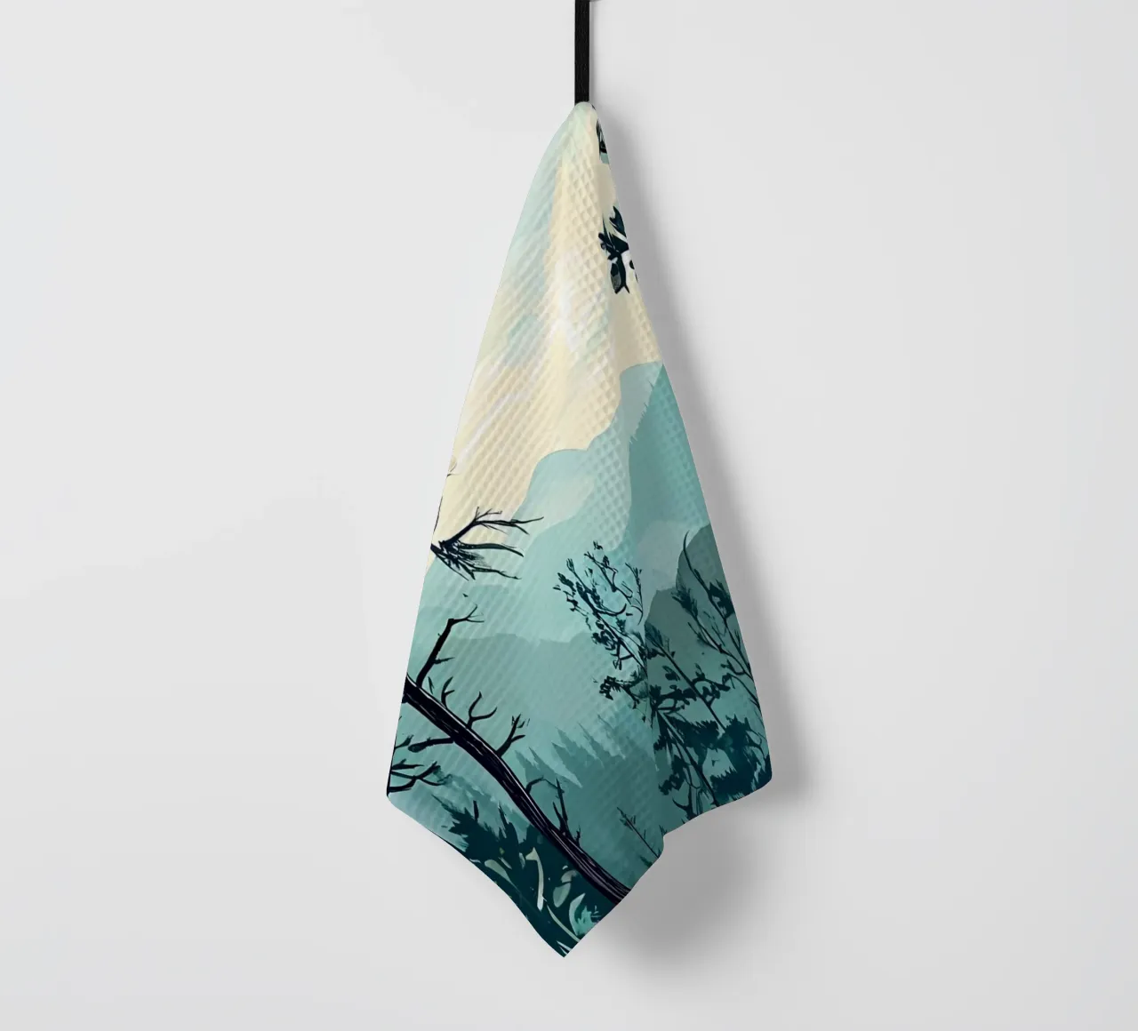 L'abbraccio della serenità canovaccio da cucina da Artistic-shop