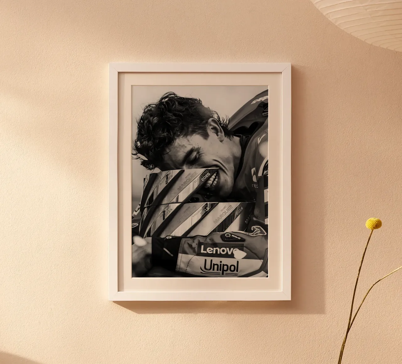 Marc Márquez poster da Black White Poster