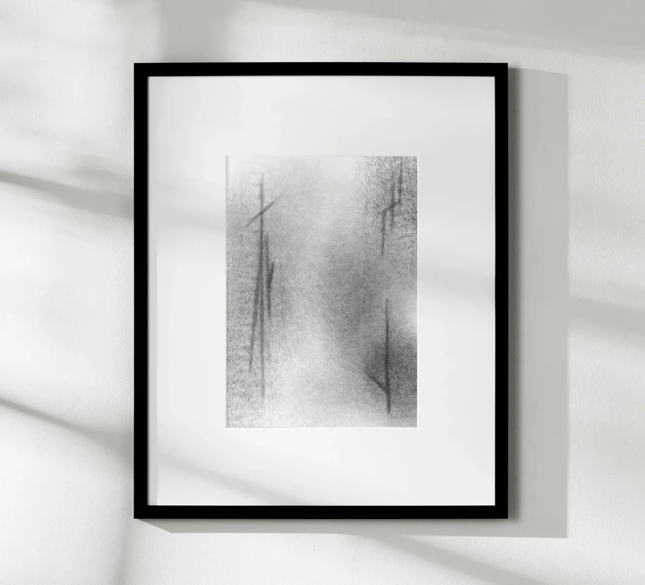 Runic poster con telaio in legno da Studio B