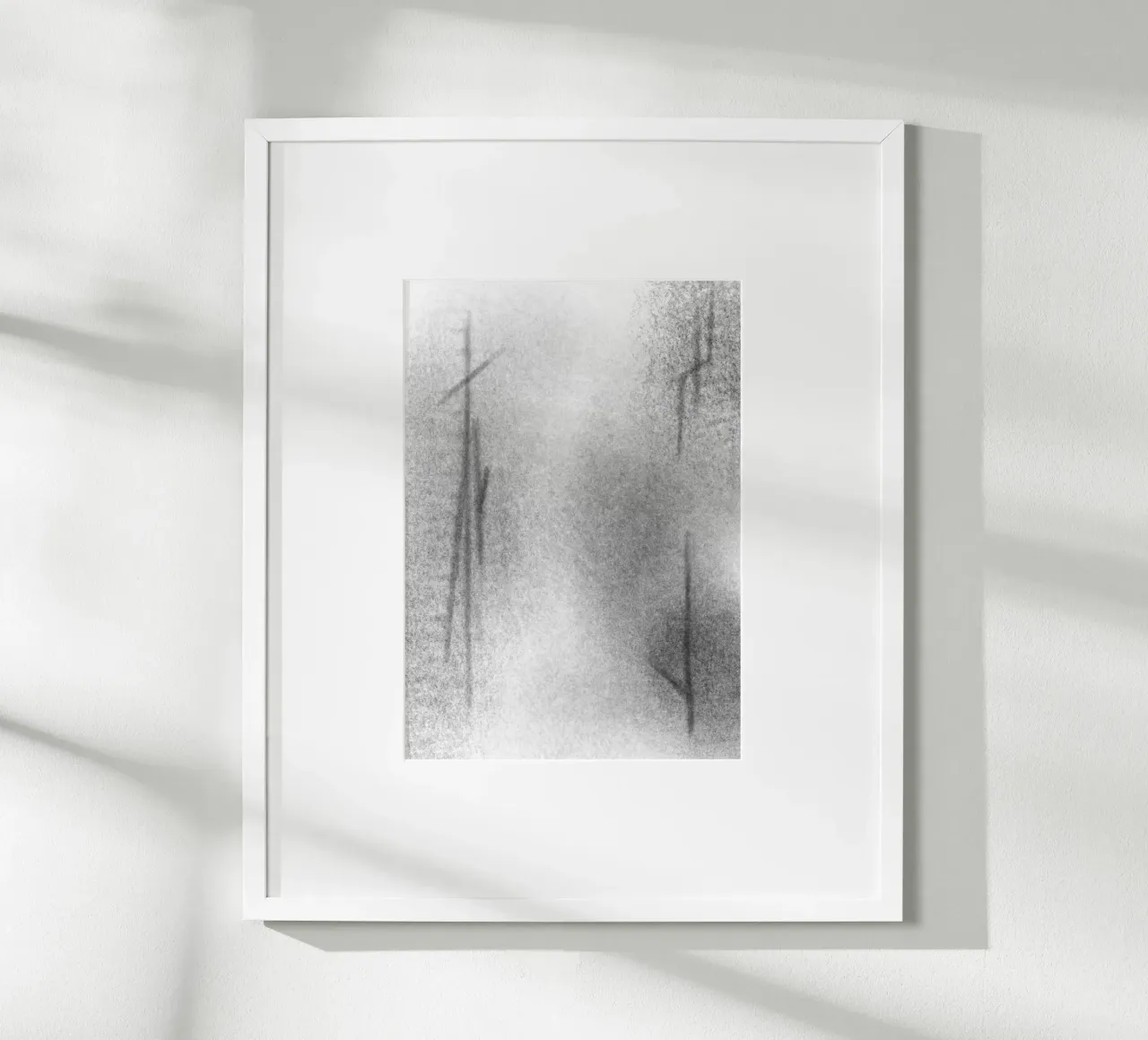 Runic poster con telaio in legno da Studio B