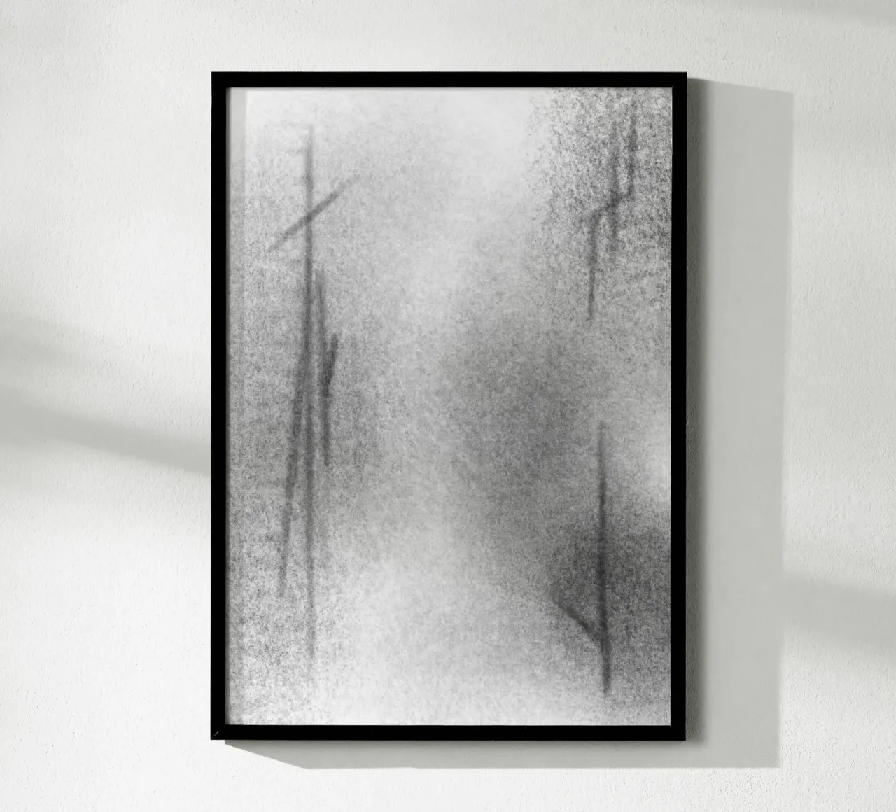 Runic poster con telaio in legno da Studio B