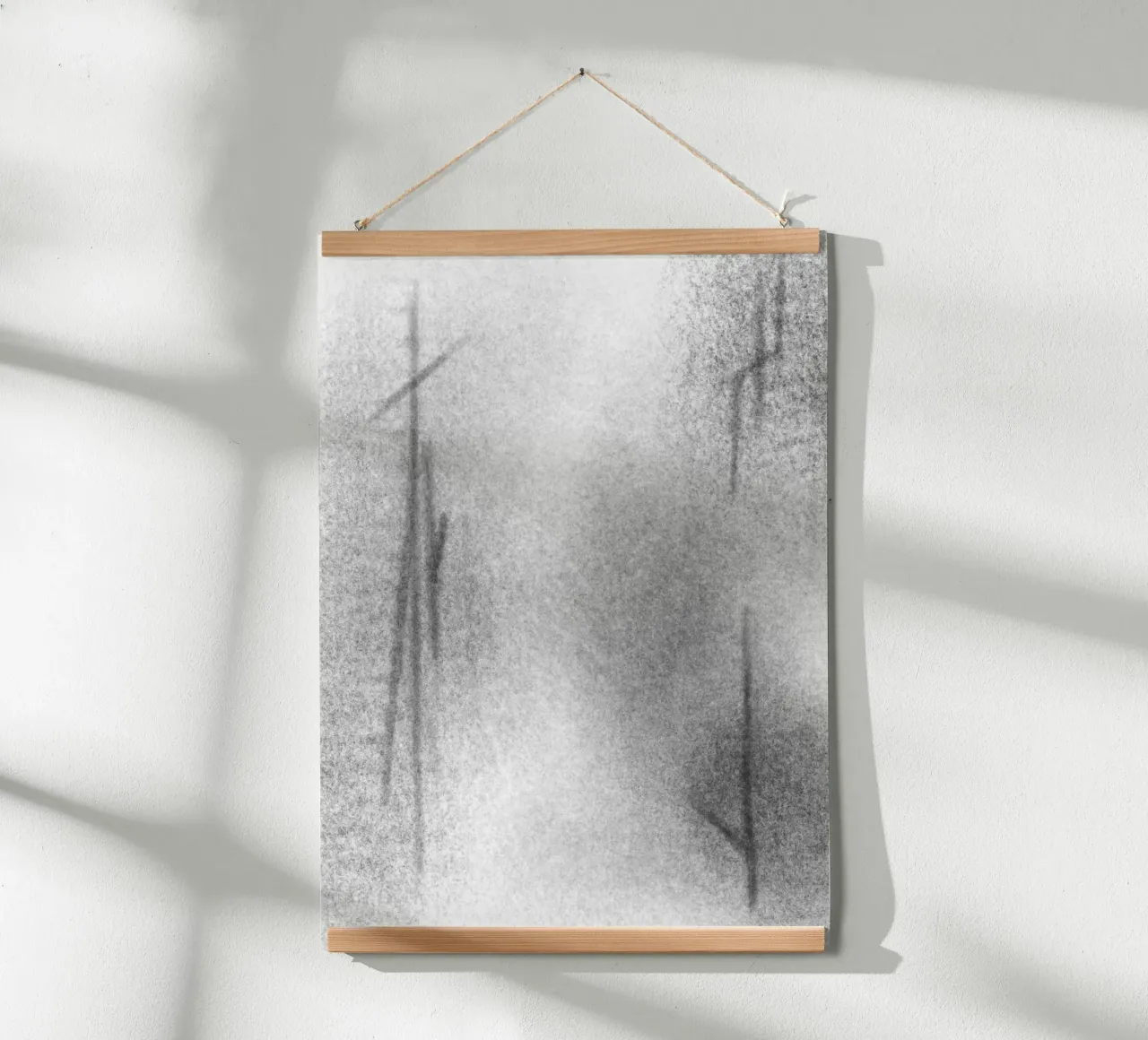 Runic poster con telaio in legno da Studio B