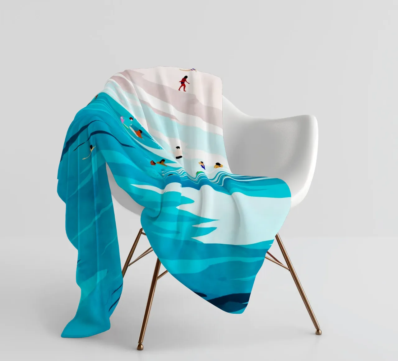 Beach Please fleece blanket by 83oranges.com