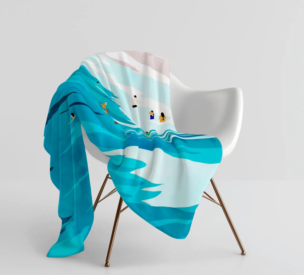 Beach Please fleece blanket by 83oranges.com