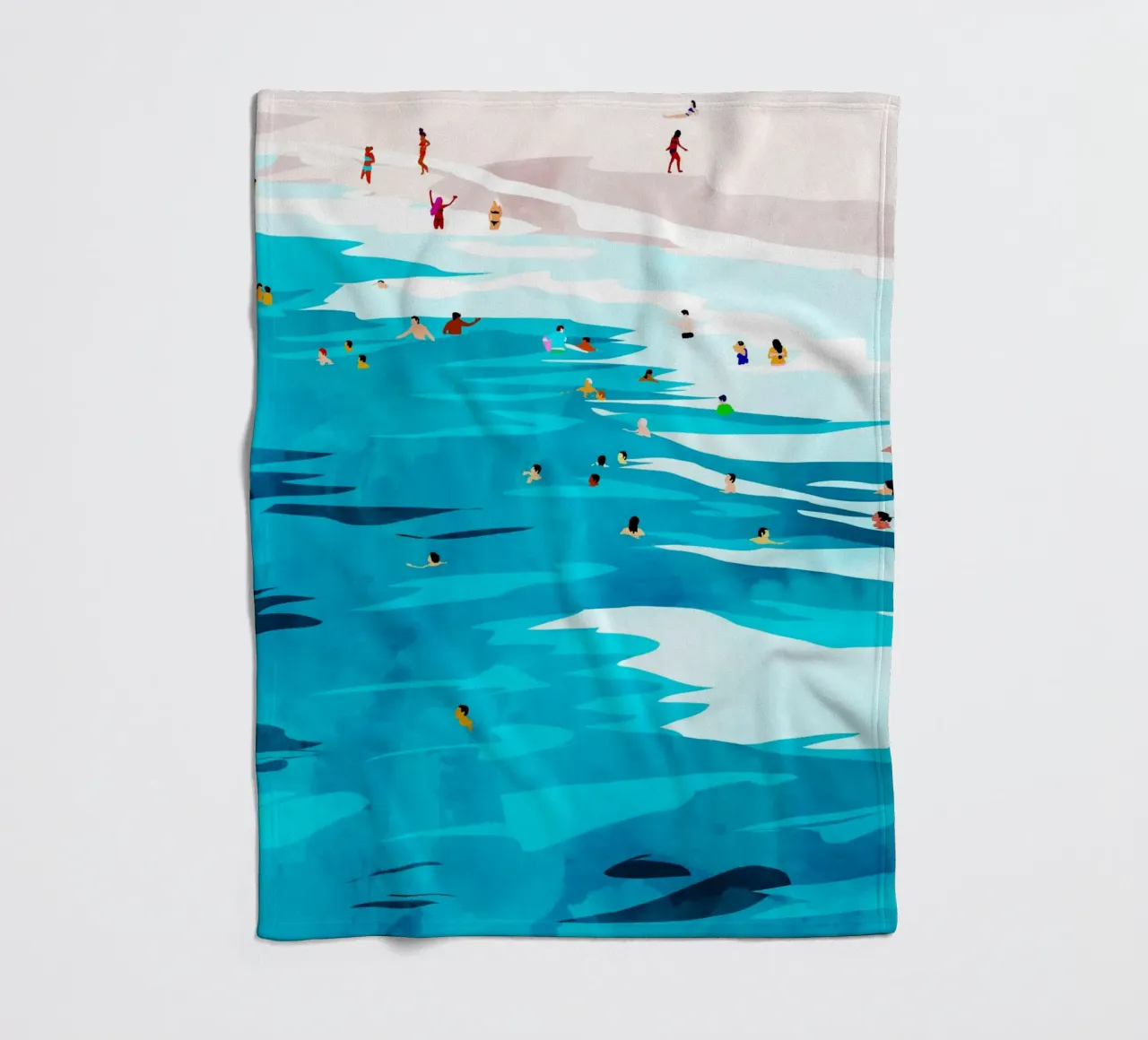 Beach Please fleece blanket by 83oranges.com