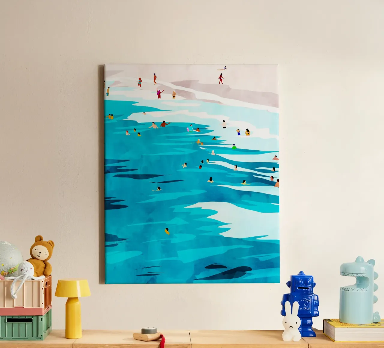 Beach Please canvas by 83oranges.com