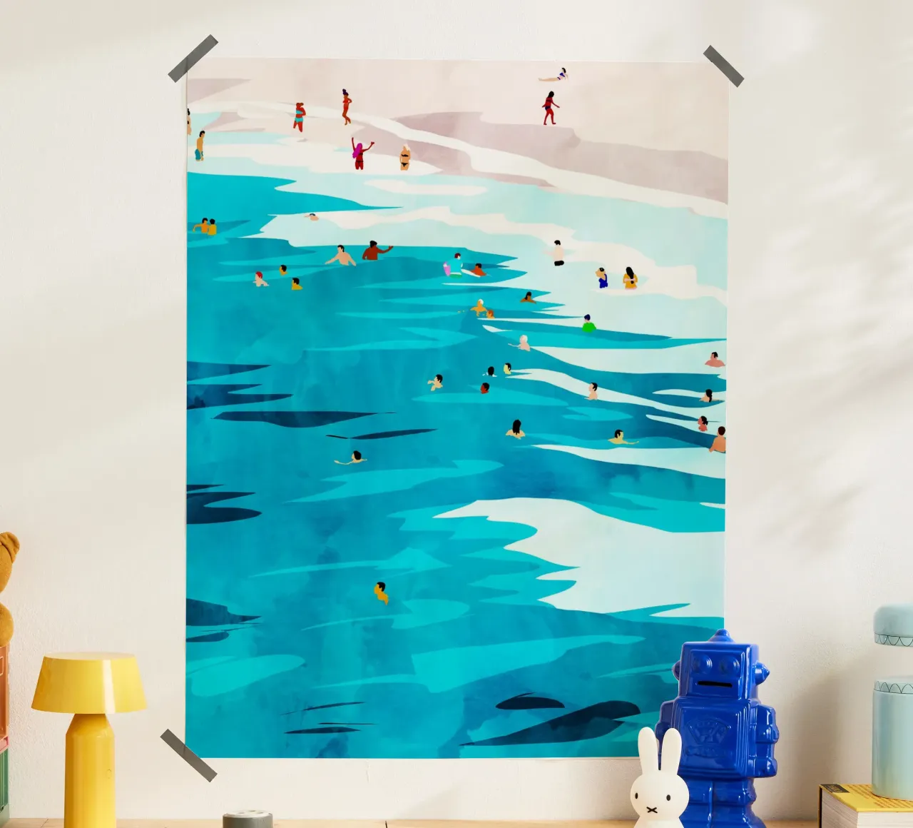 Strand Bitte Poster von 83oranges.com