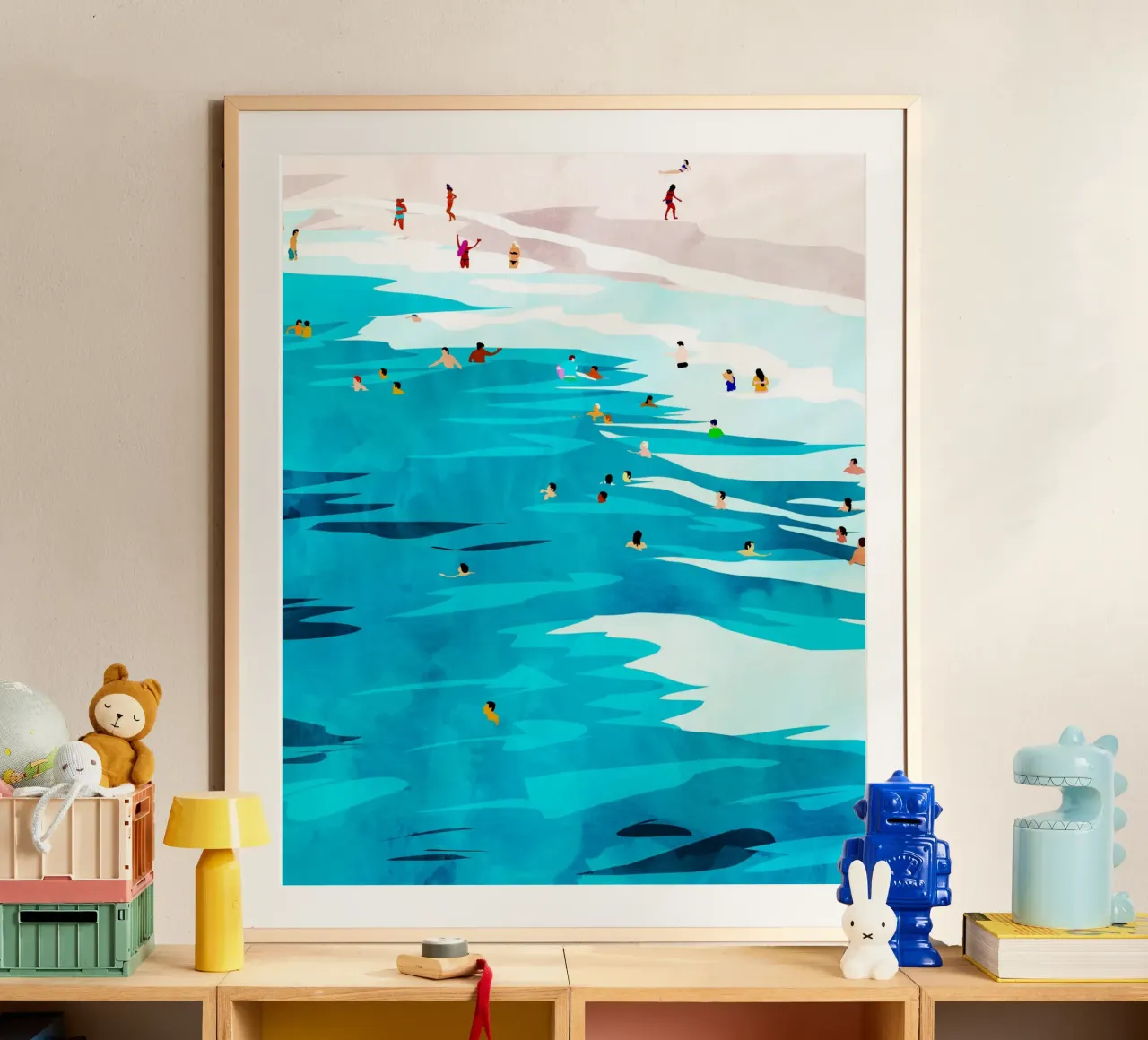 Strand Bitte Poster von 83oranges.com