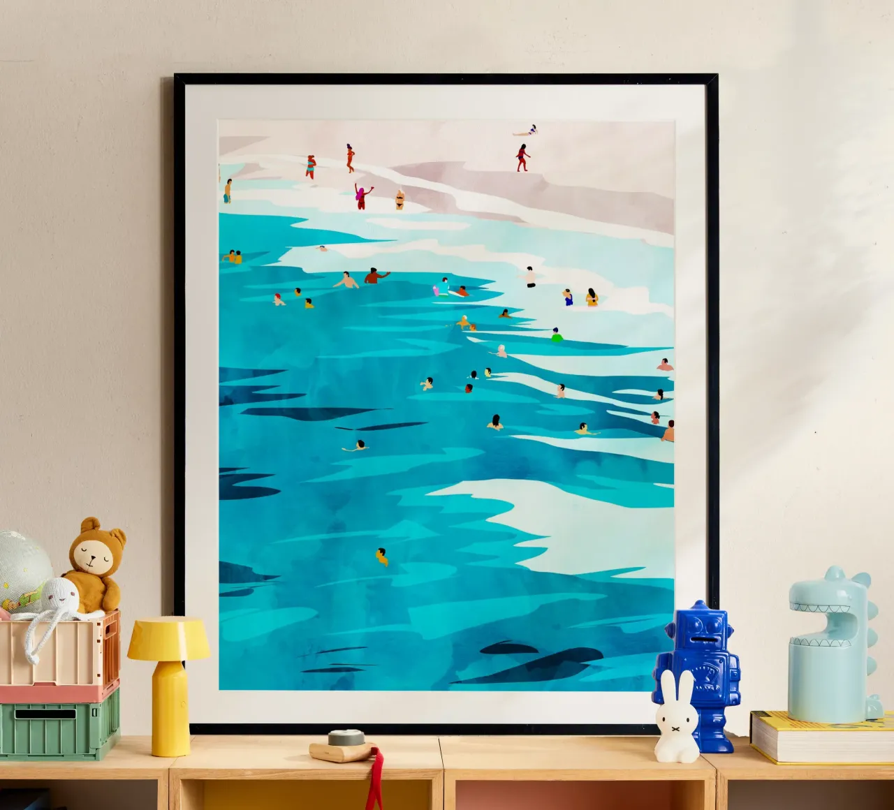 Strand Bitte Poster von 83oranges.com