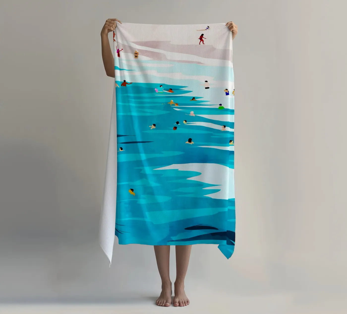 La plage, s'il vous plaît serviette de plage de 83oranges.com