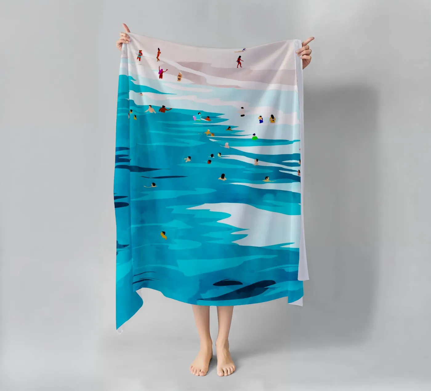 La plage, s'il vous plaît serviette de plage de 83oranges.com