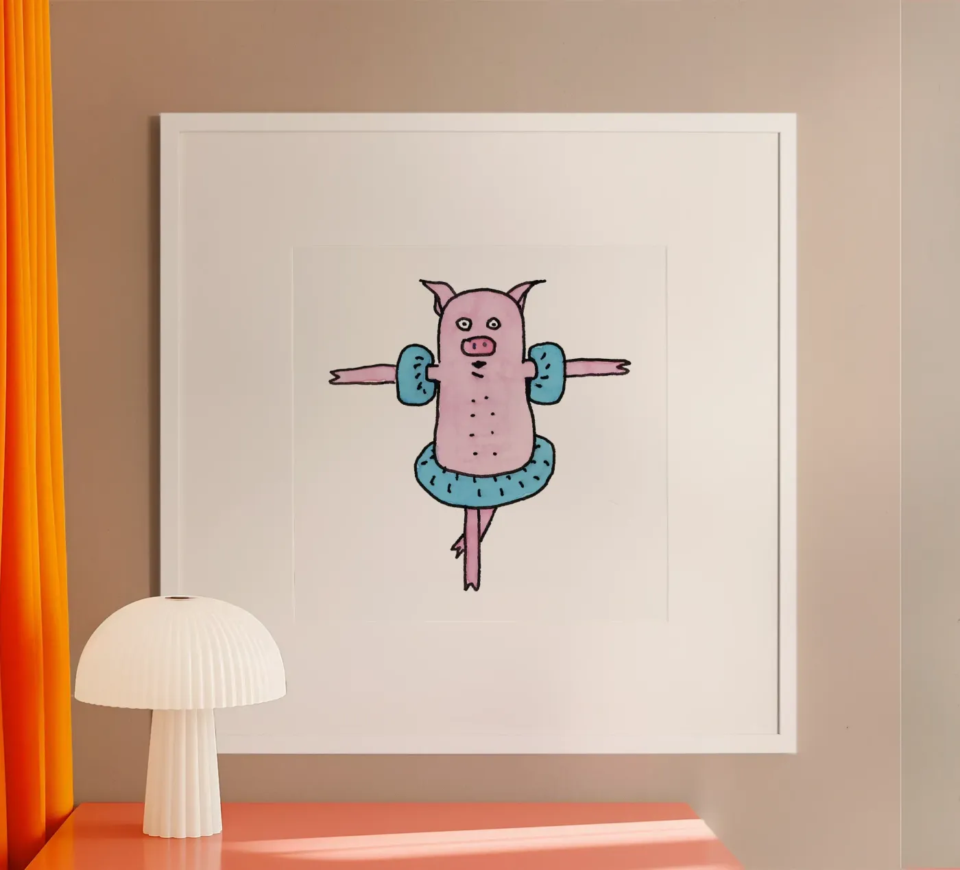 Badespaß poster van Face & Content