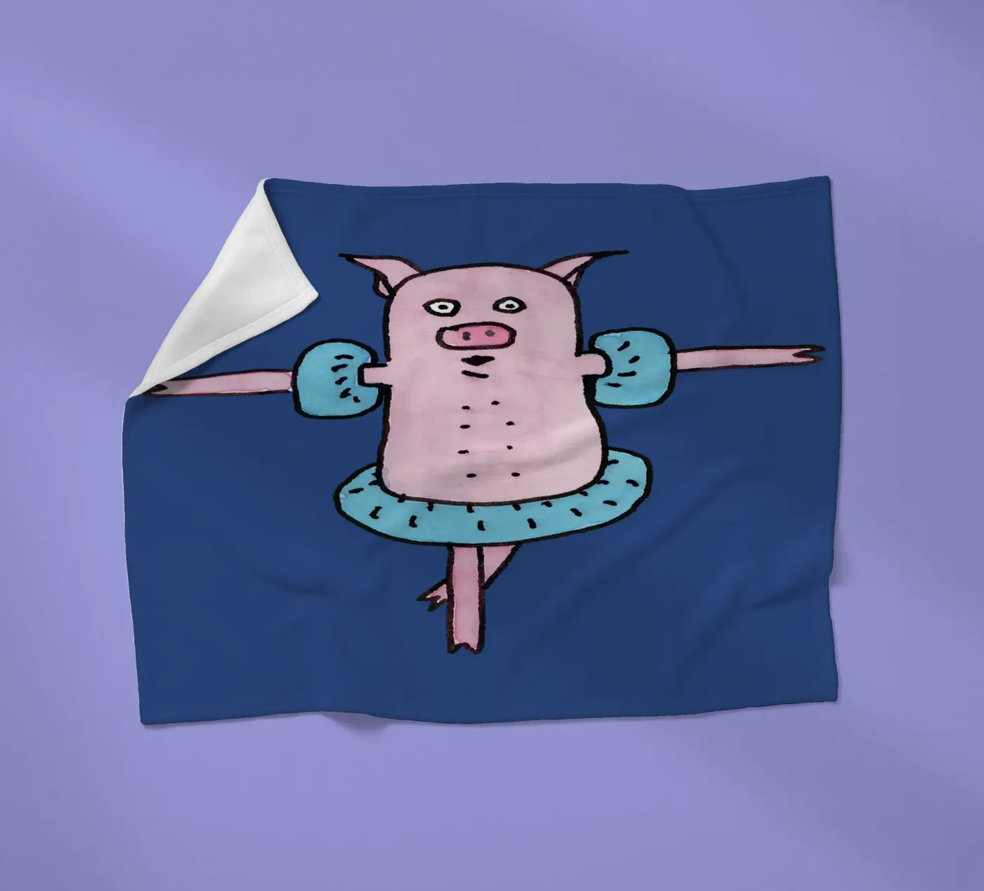 Badespaß Fleecedecke von Face & Content