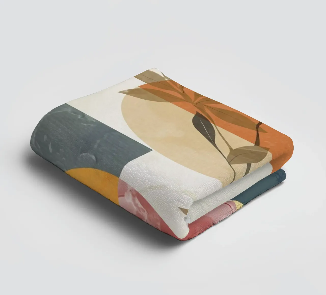 Botanisch ontwerp badhanddoek van LaylaOzHome