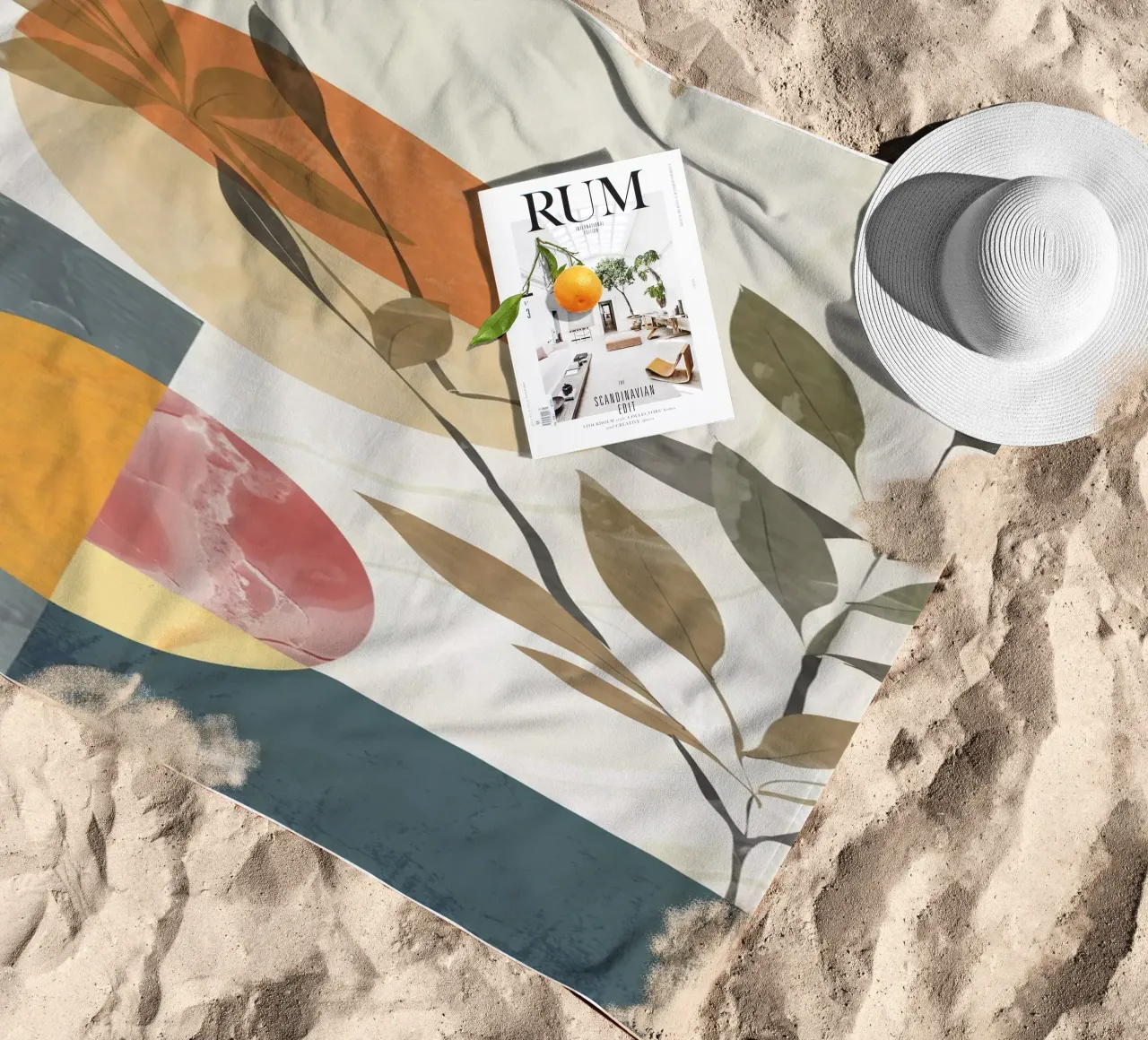 Design botanico telo mare da LaylaOzHome