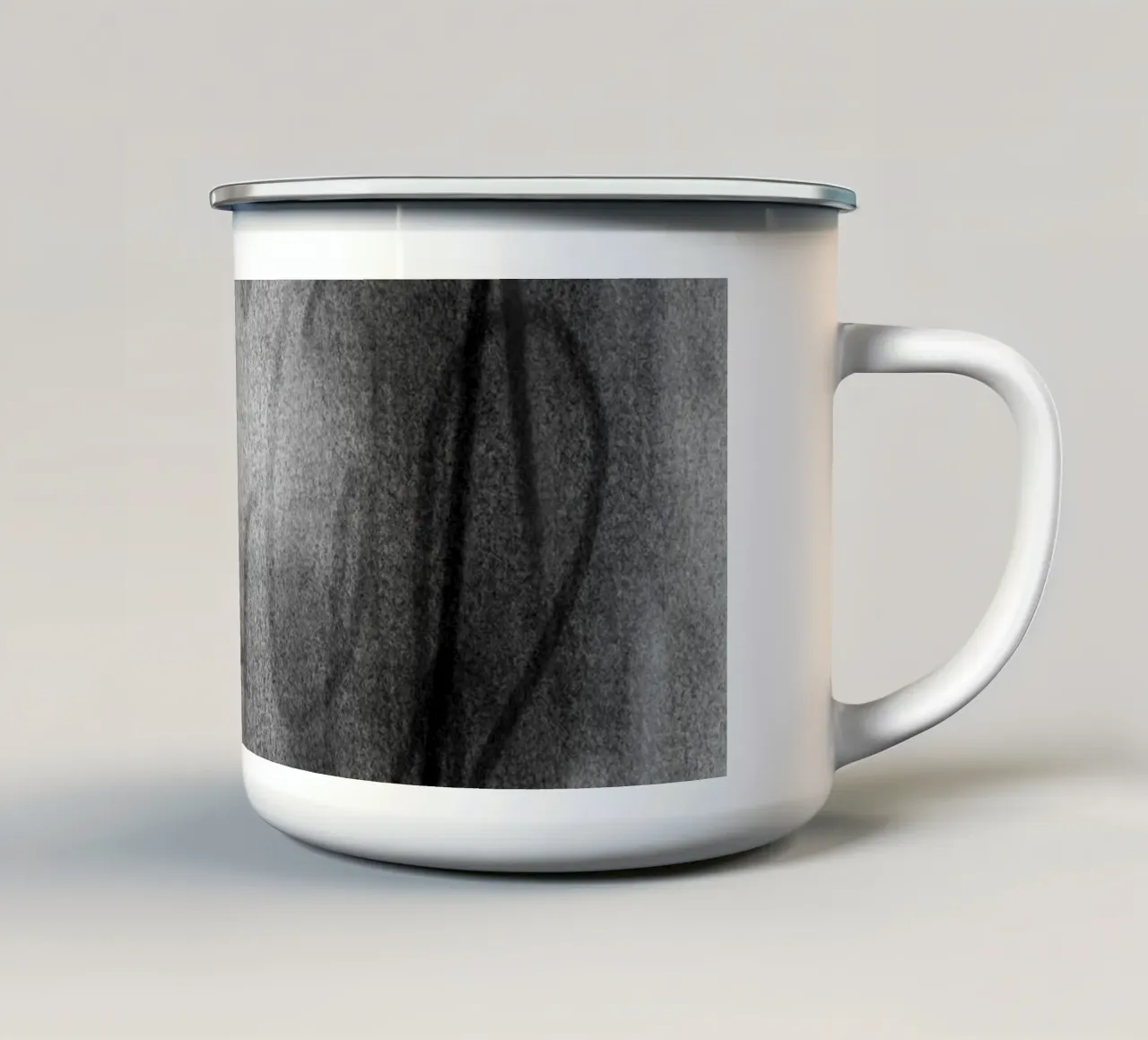 Quale stato d'animo? tazza in smalto da Studio B