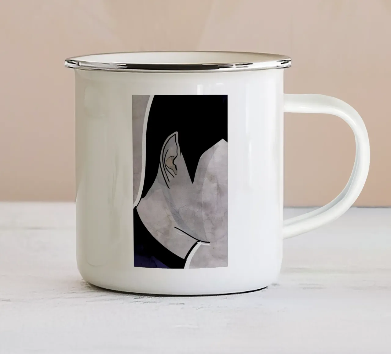 Humans Make Illogical Decisions tazza in smalto da cafelab