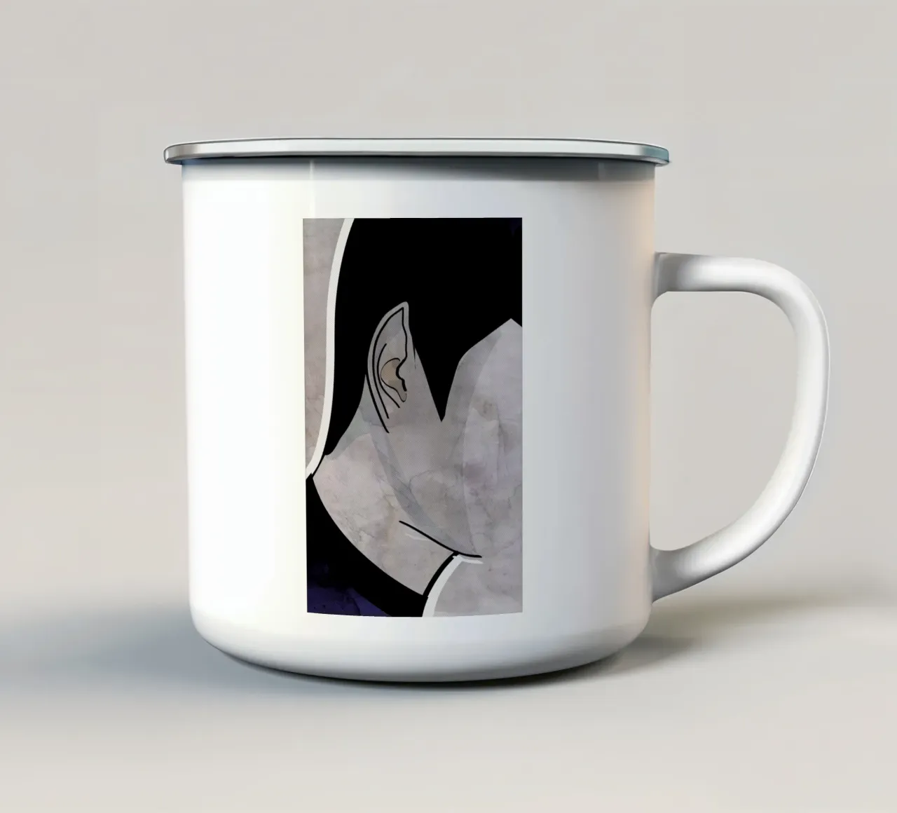 Humans Make Illogical Decisions tazza in smalto da cafelab