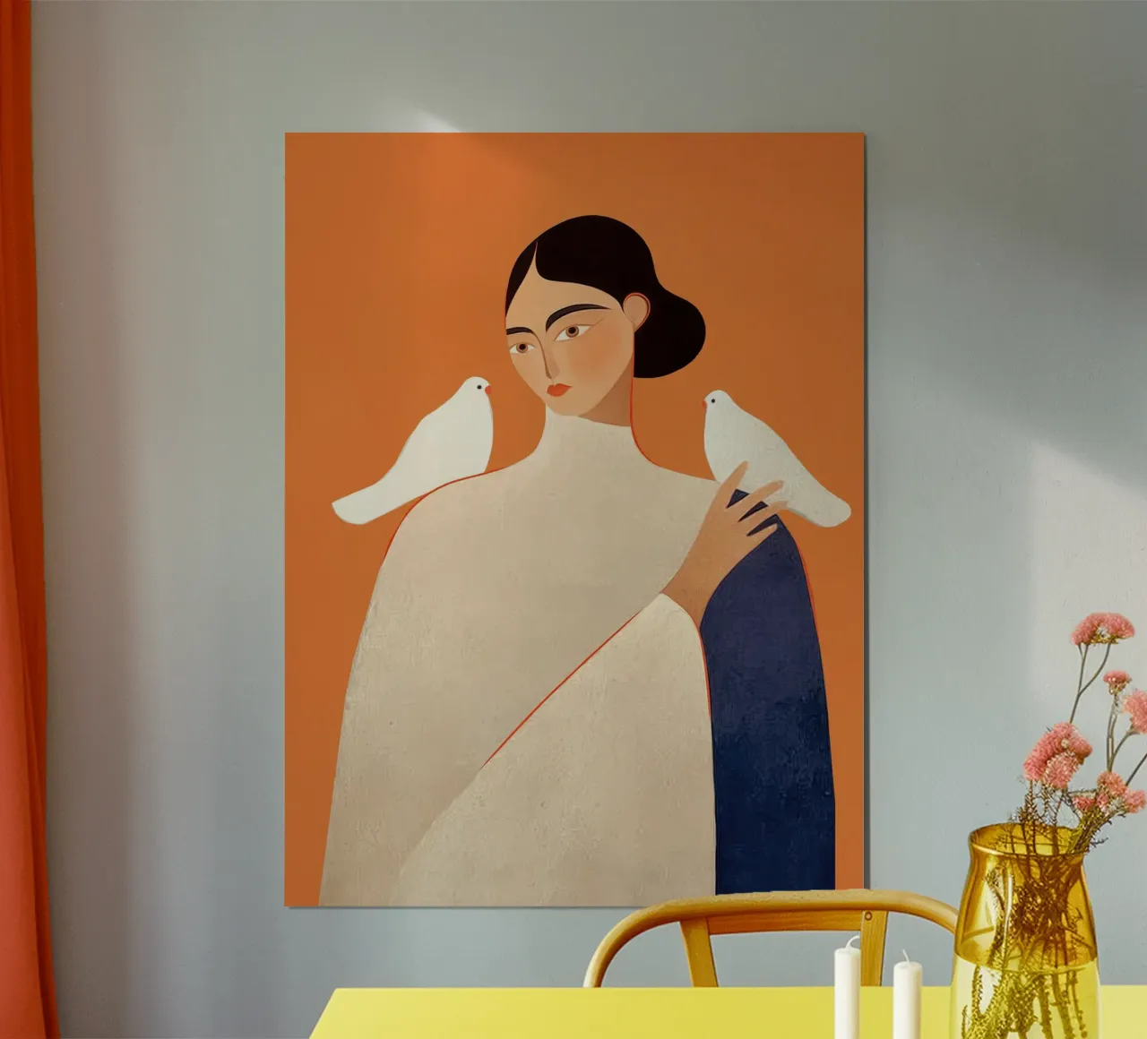 White Doves poster da Solenne West