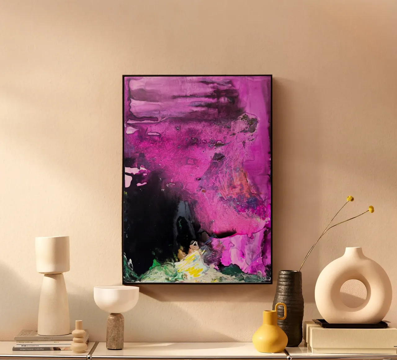 punk acrylic glass by fineartko