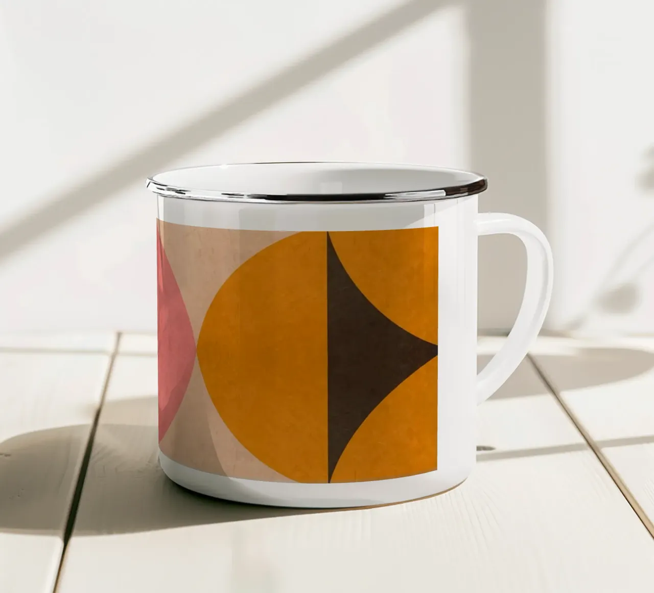 Geometrica 17 tazza in smalto da MirimoART